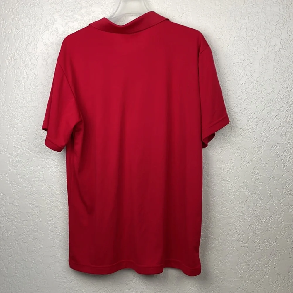 BCG men’s red polo athletic/ golf shirt - Picture 4 of 6